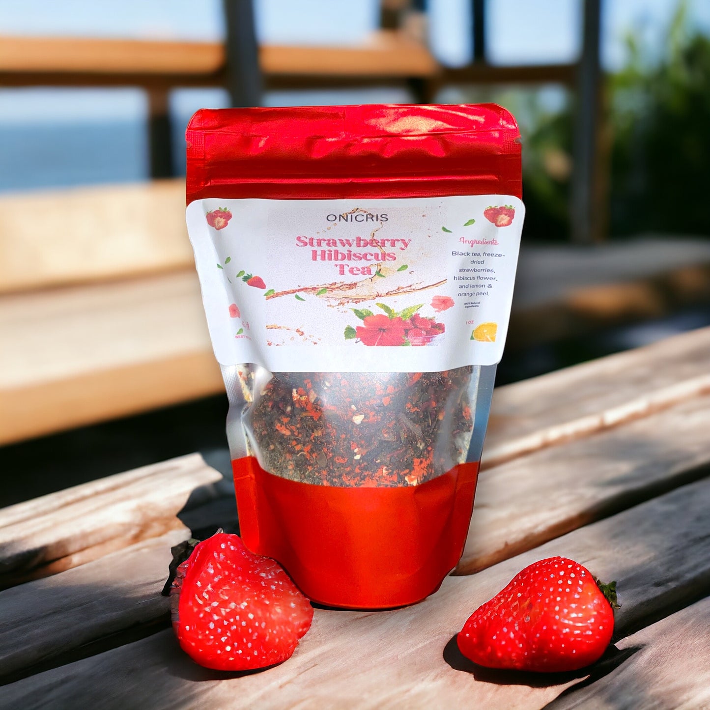 Strawberry Hibiscus Herbal Tea